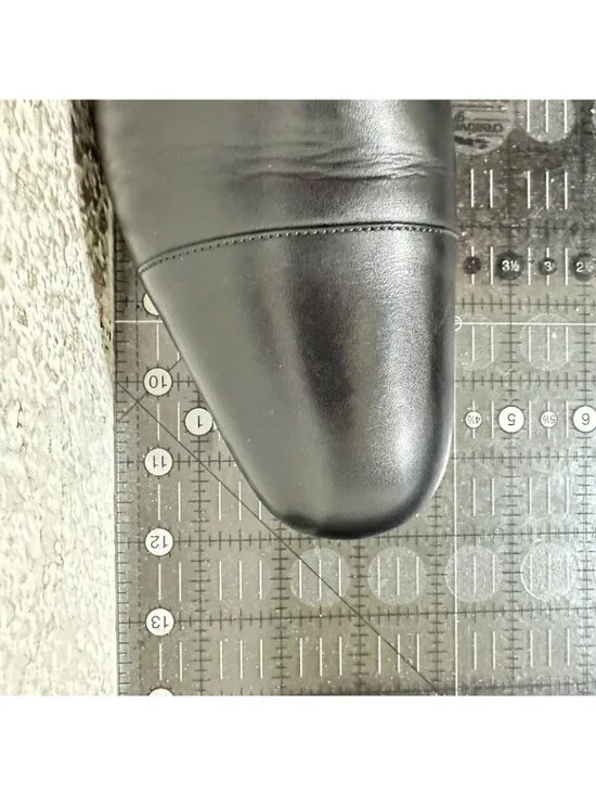 Gucci Men Size UK 7.5 US 8 Black Leather Cap Toe Penny Loafer Dress Shoes - Picture 11 of 11